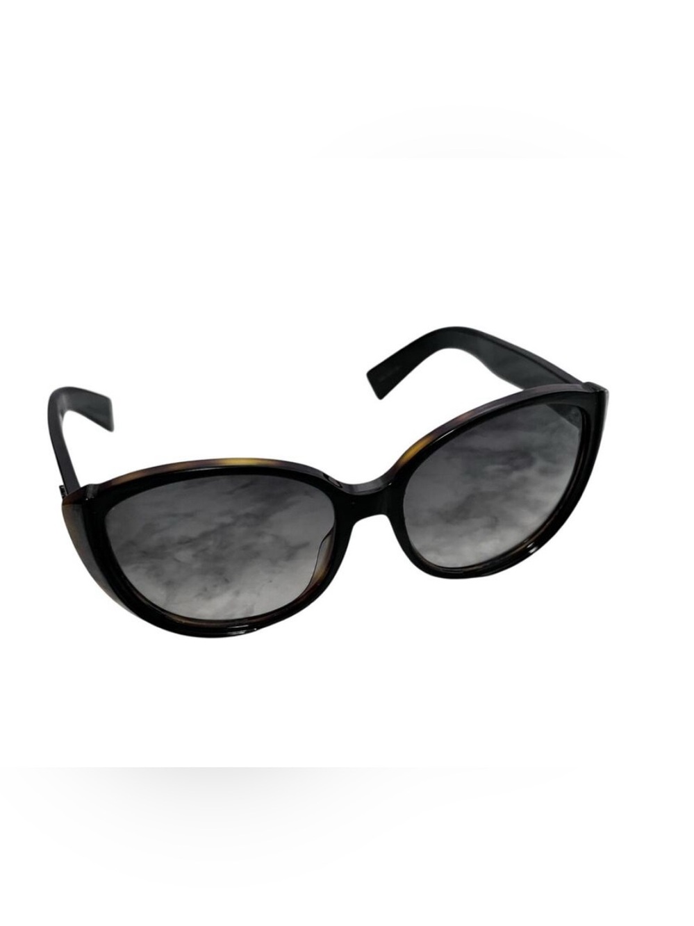Vintage Christian Dior Summerset1 T6RQ8 Cat Eye Sunglasses Black Havana Gradient